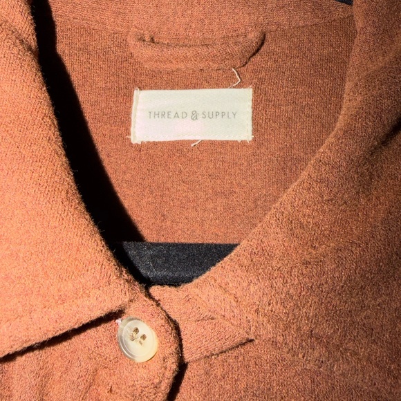 Thread & Supply Rust Button-Up Shirt - Picture 2 of 4